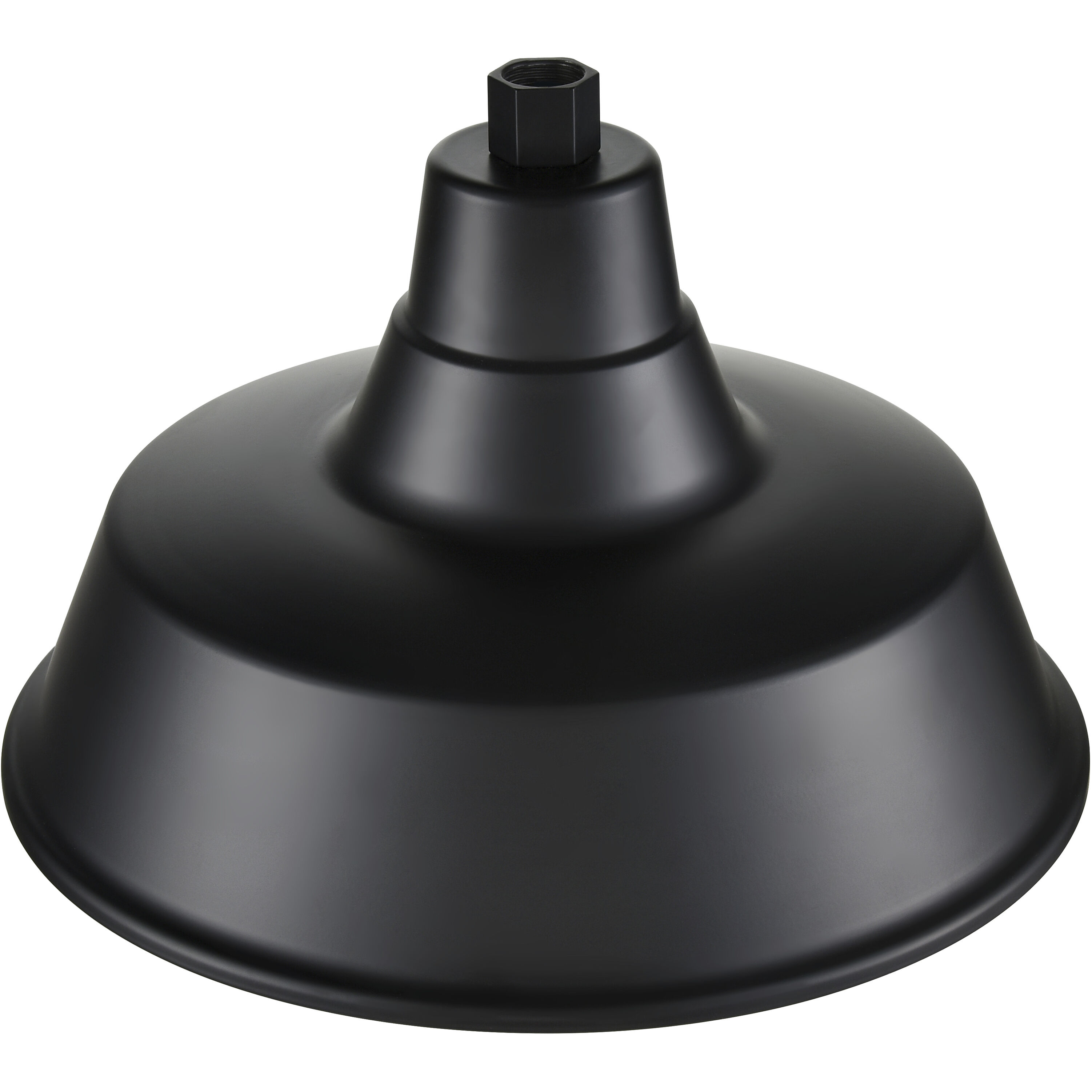 R Series Satin Black 14 inch Classic Warehouse Shade